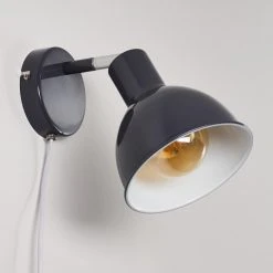 Hofstein Caney Wandleuchte Anthrazit, 1-flammig -Wandleuchten Verkauf caney wandleuchte h3316535 4