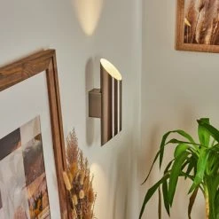 Hofstein Cann Wandleuchte LED Nickel-Matt, 2-flammig -Wandleuchten Verkauf cann wandleuchte h3556412 10