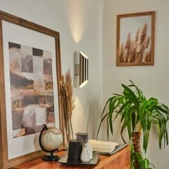 Hofstein Cann Wandleuchte LED Nickel-Matt, 2-flammig -Wandleuchten Verkauf cann wandleuchte h3556412 6