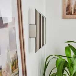 Hofstein Cann Wandleuchte LED Nickel-Matt, 2-flammig -Wandleuchten Verkauf cann wandleuchte h3556412 9