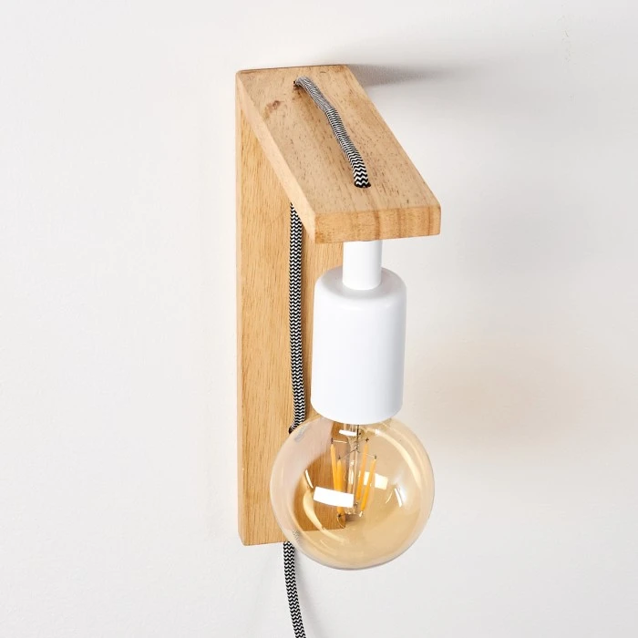 Hofstein Canoe Wandleuchte Holz hell, 1-flammig 13 Hofstein Canoe Wandleuchte Holz hell, 1-flammig - Image 13