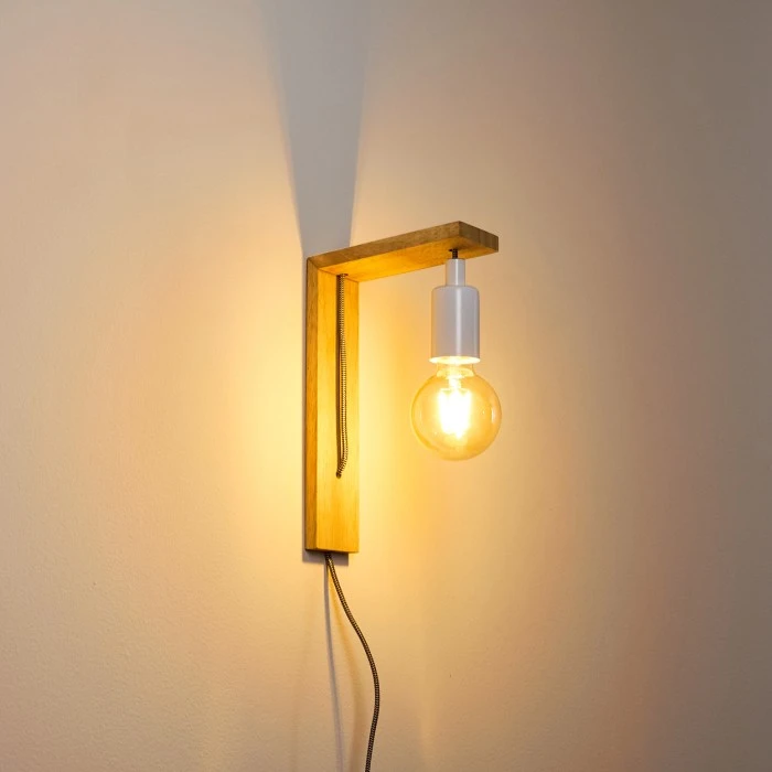 Hofstein Canoe Wandleuchte Holz hell, 1-flammig 14 Hofstein Canoe Wandleuchte Holz hell, 1-flammig - Image 14