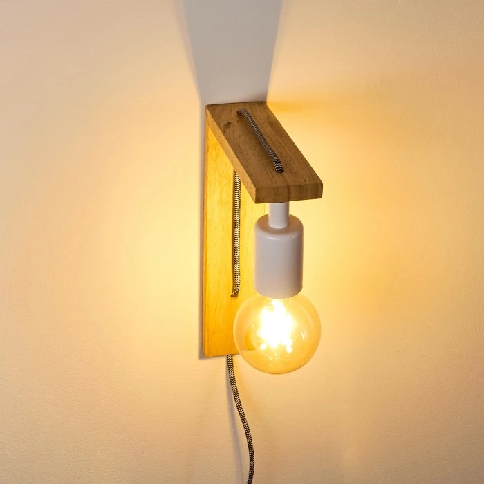 Hofstein Canoe Wandleuchte Holz hell, 1-flammig 18 Hofstein Canoe Wandleuchte Holz hell, 1-flammig - Image 18