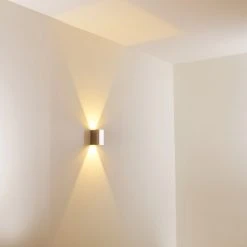 Hofstein Castel Wandleuchte LED Chrom, 1-flammig -Wandleuchten Verkauf castel wandleuchte h164816 17