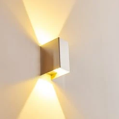 Hofstein Castel Wandleuchte LED Chrom, 1-flammig -Wandleuchten Verkauf castel wandleuchte h164816 6