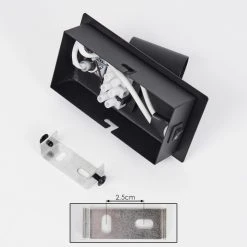 Hofstein Castillo Wandleuchte Schwarz, 1-flammig -Wandleuchten Verkauf castillo wandleuchte h3613238 4