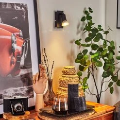 Hofstein Castillo Wandleuchte Schwarz, 1-flammig -Wandleuchten Verkauf castillo wandleuchte h3613238 8