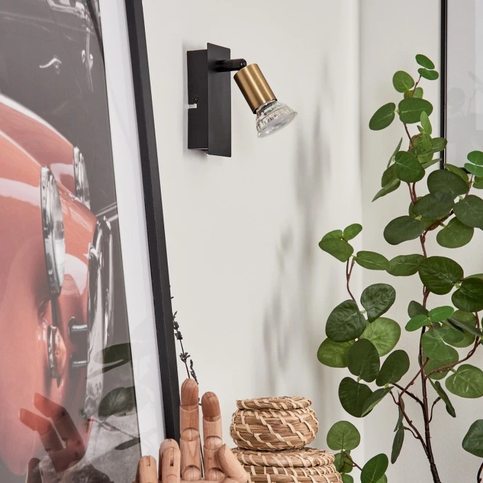 Hofstein Castillo Wandleuchte Schwarz, 1-flammig 2 Hofstein Castillo Wandleuchte Schwarz, 1-flammig - Image 2