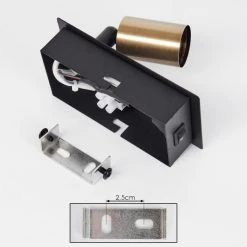 Hofstein Castillo Wandleuchte Schwarz, 1-flammig 14 Hofstein Castillo Wandleuchte Schwarz, 1-flammig -Wandleuchten Verkauf castillo wandleuchte h3613252 4