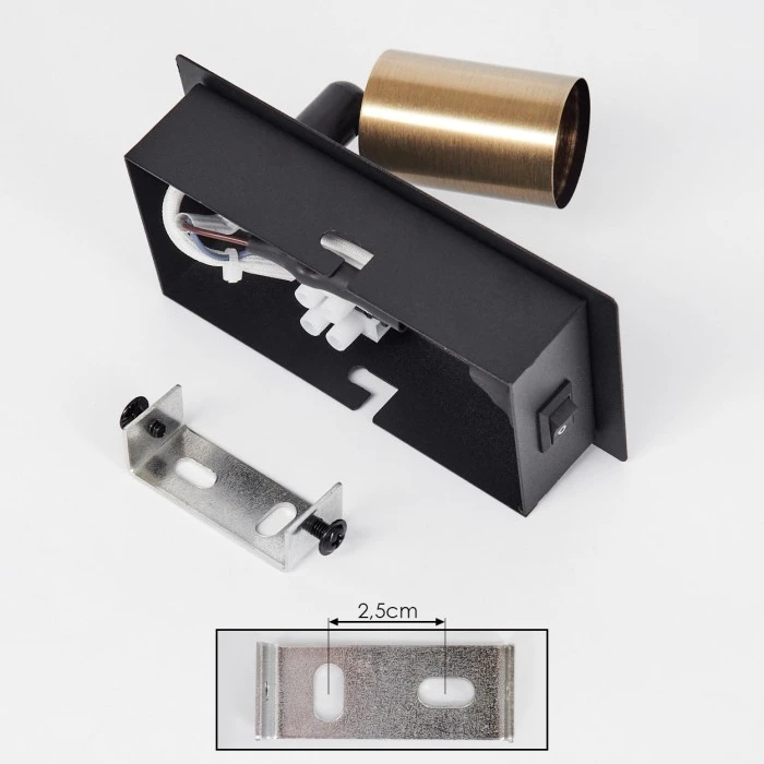 Hofstein Castillo Wandleuchte Schwarz, 1-flammig 5 Hofstein Castillo Wandleuchte Schwarz, 1-flammig - Image 5