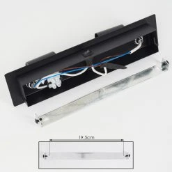 Hofstein Castillo Wandleuchte Schwarz, 2-flammig -Wandleuchten Verkauf castillo wandleuchte h3613290 4