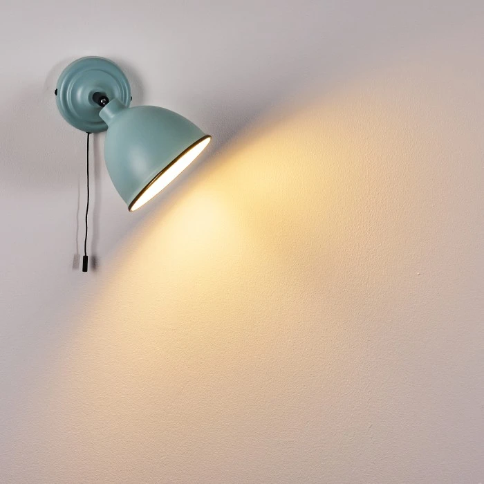 Hofstein Catharine Wandleuchte Blau, Schwarz, 1-flammig 4 Hofstein Catharine Wandleuchte Blau, Schwarz, 1-flammig - Image 4