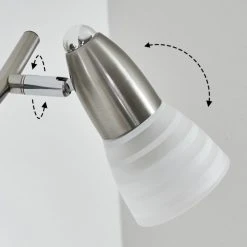 Hofstein Chapod Wandleuchte Nickel-Matt, 2-flammig 15 Hofstein Chapod Wandleuchte Nickel-Matt, 2-flammig -Wandleuchten Verkauf chapod wandleuchte h3651988 5