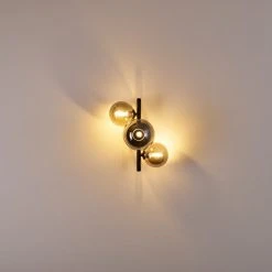 Hofstein Chariton Wandleuchte LED Schwarz, 3-flammig -Wandleuchten Verkauf chariton wandleuchte h3317815 13