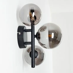 Hofstein Chariton Wandleuchte LED Schwarz, 3-flammig -Wandleuchten Verkauf chariton wandleuchte h3317815 8