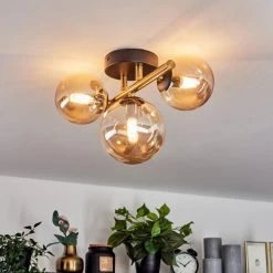 Hofstein Chehalis Wandleuchte LED Messing, Schwarz, 3-flammig -Wandleuchten Verkauf chehalis wandleuchte h3612859 8