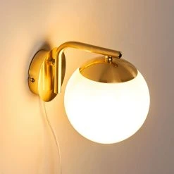 Hofstein Chemung Wandleuchte Messing, 1-flammig 30 Hofstein Chemung Wandleuchte Messing, 1-flammig -Wandleuchten Verkauf chemung wandleuchte h3316474 11