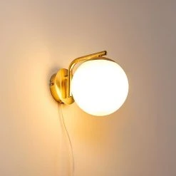 Hofstein Chemung Wandleuchte Messing, 1-flammig 34 Hofstein Chemung Wandleuchte Messing, 1-flammig -Wandleuchten Verkauf chemung wandleuchte h3316474 15