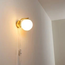 Hofstein Chemung Wandleuchte Messing, 1-flammig 28 Hofstein Chemung Wandleuchte Messing, 1-flammig -Wandleuchten Verkauf chemung wandleuchte h3316474 9