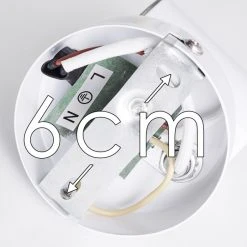 Hofstein Chennai Wandleuchte LED Chrom, Weiß, 1-flammig 35 Hofstein Chennai Wandleuchte LED Chrom, Weiß, 1-flammig -Wandleuchten Verkauf chennai wandleuchte h3319574 17