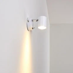 Hofstein Chennai Wandleuchte LED Chrom, Weiß, 1-flammig 20 Hofstein Chennai Wandleuchte LED Chrom, Weiß, 1-flammig -Wandleuchten Verkauf chennai wandleuchte h3319574 2