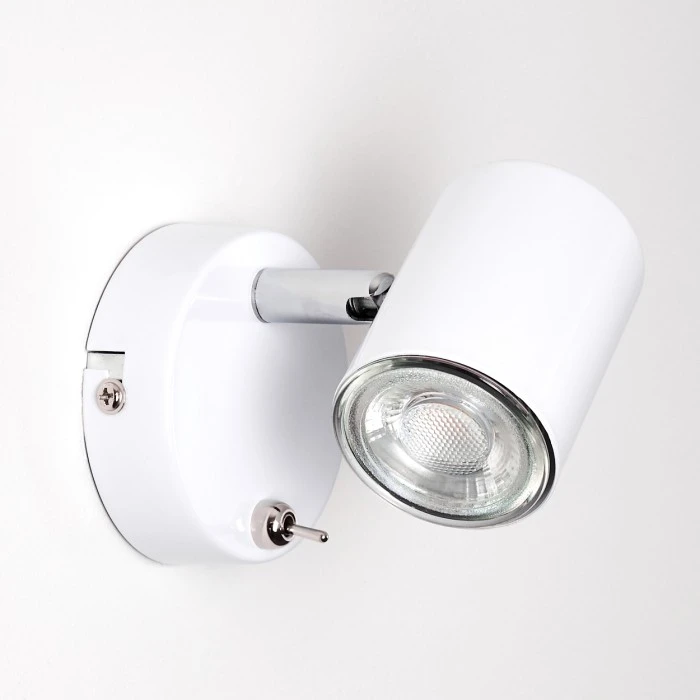 Hofstein Chennai Wandleuchte LED Chrom, Weiß, 1-flammig 4 Hofstein Chennai Wandleuchte LED Chrom, Weiß, 1-flammig - Image 4