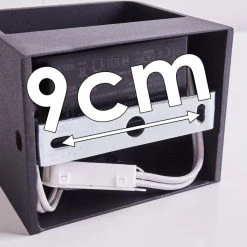 Hofstein Chuitna Wandleuchte LED Schwarz, 1-flammig -Wandleuchten Verkauf chuitna wandleuchte h3312568 20