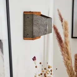 Hofstein Clarens Wandleuchte LED Braun, Weiß, 1-flammig -Wandleuchten Verkauf clarens wandleuchte h3447369 11