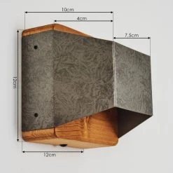 Hofstein Clarens Wandleuchte LED Braun, Weiß, 1-flammig -Wandleuchten Verkauf clarens wandleuchte h3447369 3