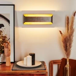 Hofstein Clarens Wandleuchte LED Grau, Braun, 1-flammig -Wandleuchten Verkauf clarens wandleuchte h3447406 10