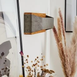 Hofstein Clarens Wandleuchte LED Grau, Braun, 1-flammig -Wandleuchten Verkauf clarens wandleuchte h3447406 11