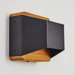 Hofstein Clarens Wandleuchte LED Schwarz, Naturfarben, 1-flammig -Wandleuchten Verkauf clarens wandleuchte h3562918 7