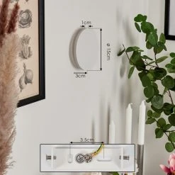 Hofstein Comallo Wandleuchte LED Weiß, 1-flammig -Wandleuchten Verkauf comallo wandleuchte h3570111 3