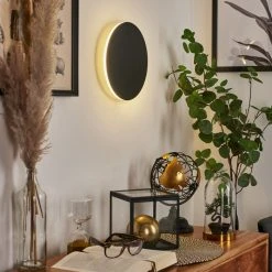 Hofstein Comallo Wandleuchte LED Schwarz, Weiß, 1-flammig 22 Hofstein Comallo Wandleuchte LED Schwarz, Weiß, 1-flammig -Wandleuchten Verkauf comallo wandleuchte h3570135 10