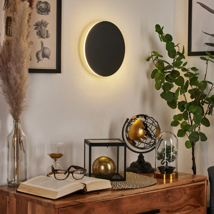 Hofstein Comallo Wandleuchte LED Schwarz, Weiß, 1-flammig 9 Hofstein Comallo Wandleuchte LED Schwarz, Weiß, 1-flammig - Image 9