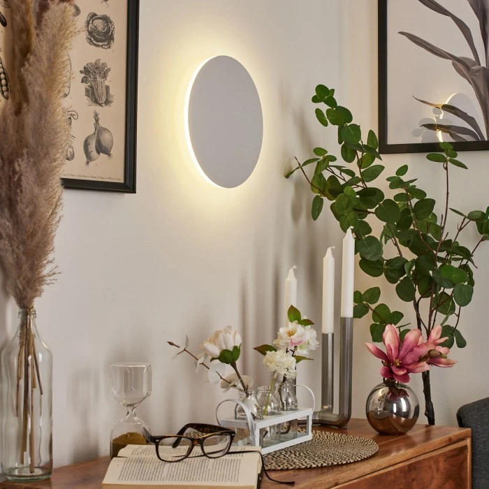 Hofstein Comallo Wandleuchte LED Weiß, 1-flammig 9 Hofstein Comallo Wandleuchte LED Weiß, 1-flammig - Image 9