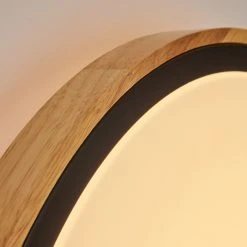 Hofstein Corinto Wandleuchte LED Schwarz, Naturfarben, 1-flammig -Wandleuchten Verkauf corinto wandleuchte h3459416 5