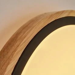 Hofstein Corinto Wandleuchte LED Schwarz, Naturfarben, 1-flammig -Wandleuchten Verkauf corinto wandleuchte h3459454 5