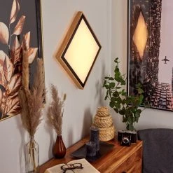 Hofstein Corinto Wandleuchte LED Schwarz, Naturfarben, 1-flammig -Wandleuchten Verkauf corinto wandleuchte h3570586 10