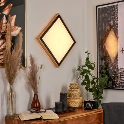 Hofstein Corinto Wandleuchte LED Schwarz, Naturfarben, 1-flammig -Wandleuchten Verkauf corinto wandleuchte h3570586 6