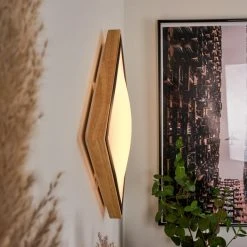 Hofstein Corinto Wandleuchte LED Schwarz, Naturfarben, 1-flammig -Wandleuchten Verkauf corinto wandleuchte h3570586 8