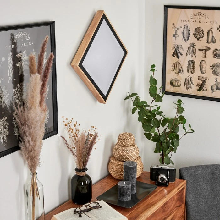 Hofstein Corinto Wandleuchte LED Schwarz, Naturfarben, 1-flammig 2 Hofstein Corinto Wandleuchte LED Schwarz, Naturfarben, 1-flammig - Image 2