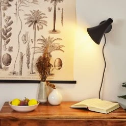 Hofstein Corralcay Wandleuchte Chrom, Schwarz, 1-flammig 16 Hofstein Corralcay Wandleuchte Chrom, Schwarz, 1-flammig -Wandleuchten Verkauf corralcay wandleuchte h3414316 6