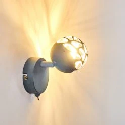 Hofstein Covane Wandleuchte LED Grau, 1-flammig -Wandleuchten Verkauf covane wandleuchte h3226216 do1 11