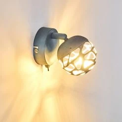 Hofstein Covane Wandleuchte LED Grau, 1-flammig -Wandleuchten Verkauf covane wandleuchte h3226216 do1 12