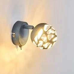 Hofstein Covane Wandleuchte LED Grau, 1-flammig -Wandleuchten Verkauf covane wandleuchte h3226216 do1 13