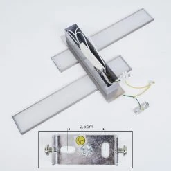 Hofstein Cuchara Wandleuchte LED Nickel-Matt, 2-flammig 16 Hofstein Cuchara Wandleuchte LED Nickel-Matt, 2-flammig -Wandleuchten Verkauf cuchara wandleuchte h3425909 4