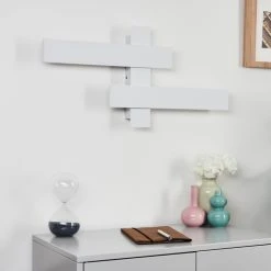 Hofstein Cuchara Wandleuchte LED Weiß, 2-flammig -Wandleuchten Verkauf cuchara wandleuchte h3426388 9