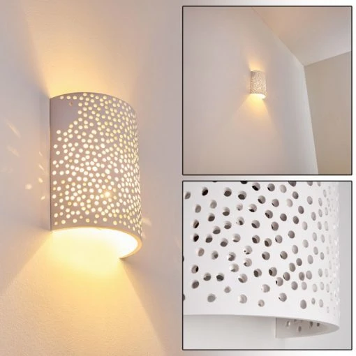 Hofstein Cusco Wandleuchte Weiß, 1-flammig -Wandleuchten Verkauf cusco wandleuchte h3266427 do4 0