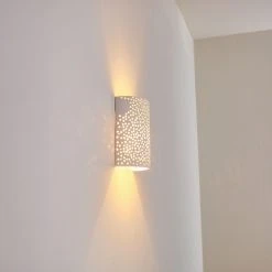 Hofstein Cusco Wandleuchte Weiß, 1-flammig -Wandleuchten Verkauf cusco wandleuchte h3266427 do4 12